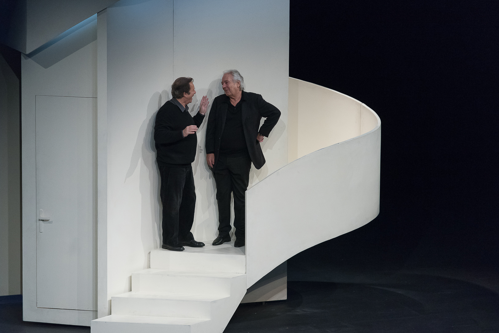 L'être ou pas, Pierre Arditi et Daniel Russo, photo théâtre